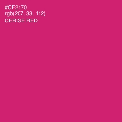 #CF2170 - Cerise Red Color Image