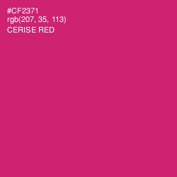 #CF2371 - Cerise Red Color Image