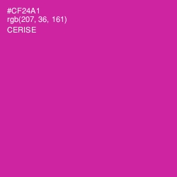 #CF24A1 - Cerise Color Image