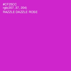 #CF25CC - Razzle Dazzle Rose Color Image