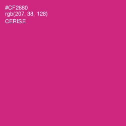 #CF2680 - Cerise Color Image