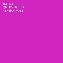 #CF26BF - Persian Rose Color Image