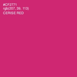 #CF2771 - Cerise Red Color Image