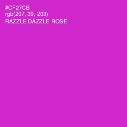 #CF27CB - Razzle Dazzle Rose Color Image