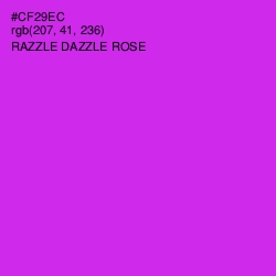 #CF29EC - Razzle Dazzle Rose Color Image