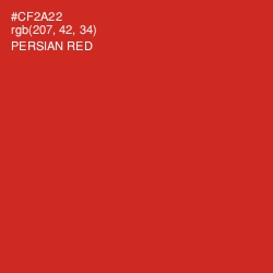 #CF2A22 - Persian Red Color Image