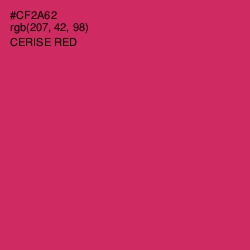 #CF2A62 - Cerise Red Color Image