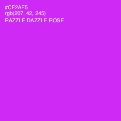 #CF2AF5 - Razzle Dazzle Rose Color Image