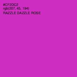 #CF2DC2 - Razzle Dazzle Rose Color Image