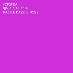 #CF2FDA - Razzle Dazzle Rose Color Image