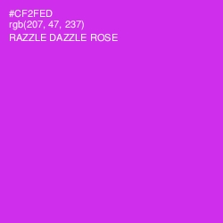 #CF2FED - Razzle Dazzle Rose Color Image