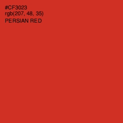 #CF3023 - Persian Red Color Image