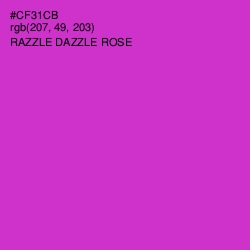 #CF31CB - Razzle Dazzle Rose Color Image