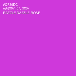 #CF39DC - Razzle Dazzle Rose Color Image