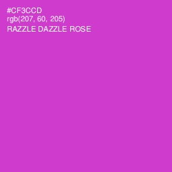 #CF3CCD - Razzle Dazzle Rose Color Image