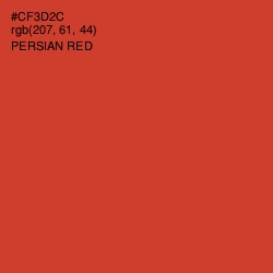 #CF3D2C - Persian Red Color Image