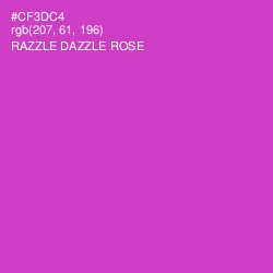 #CF3DC4 - Razzle Dazzle Rose Color Image