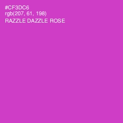 #CF3DC6 - Razzle Dazzle Rose Color Image