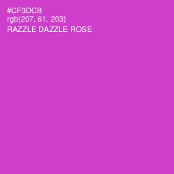 #CF3DCB - Razzle Dazzle Rose Color Image