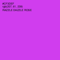 #CF3DEF - Razzle Dazzle Rose Color Image