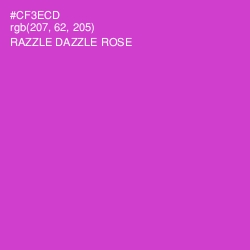 #CF3ECD - Razzle Dazzle Rose Color Image