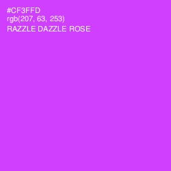 #CF3FFD - Razzle Dazzle Rose Color Image