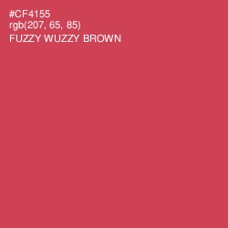 #CF4155 - Fuzzy Wuzzy Brown Color Image