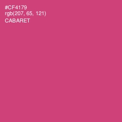 #CF4179 - Cabaret Color Image