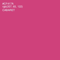 #CF417A - Cabaret Color Image