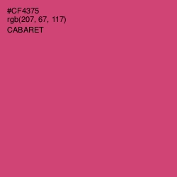 #CF4375 - Cabaret Color Image