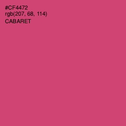 #CF4472 - Cabaret Color Image