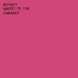 #CF4677 - Cabaret Color Image