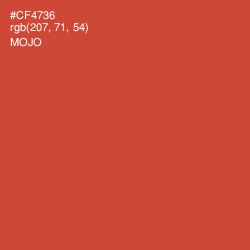 #CF4736 - Mojo Color Image