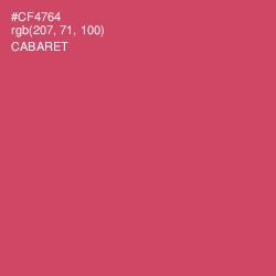 #CF4764 - Cabaret Color Image