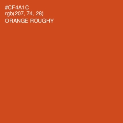 #CF4A1C - Orange Roughy Color Image