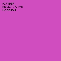 #CF4DBF - Hopbush Color Image