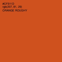 #CF511D - Orange Roughy Color Image