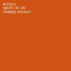 #CF5414 - Orange Roughy Color Image