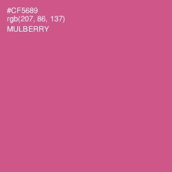 #CF5689 - Mulberry Color Image