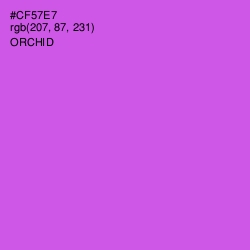 #CF57E7 - Orchid Color Image