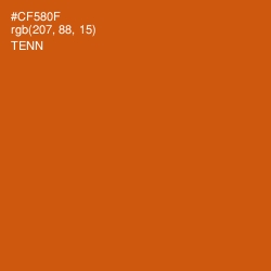 #CF580F - Tenn Color Image