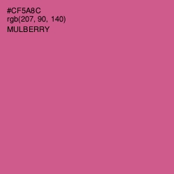 #CF5A8C - Mulberry Color Image