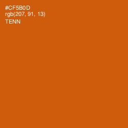 #CF5B0D - Tenn Color Image