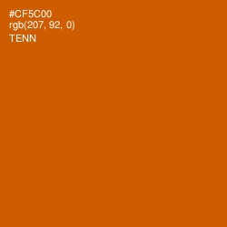 #CF5C00 - Tenn Color Image