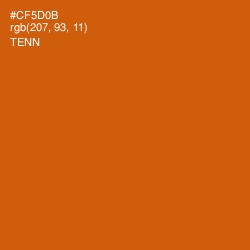 #CF5D0B - Tenn Color Image