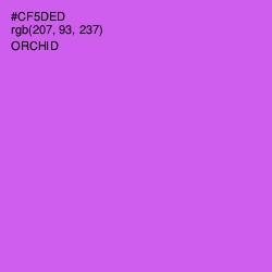 #CF5DED - Orchid Color Image