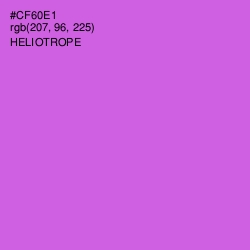 #CF60E1 - Heliotrope Color Image