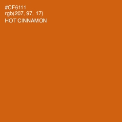 #CF6111 - Hot Cinnamon Color Image