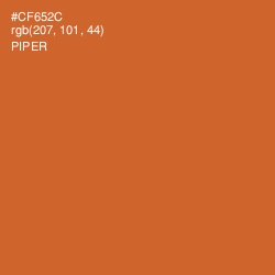 #CF652C - Piper Color Image