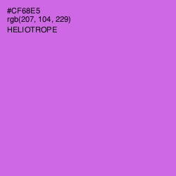 #CF68E5 - Heliotrope Color Image
